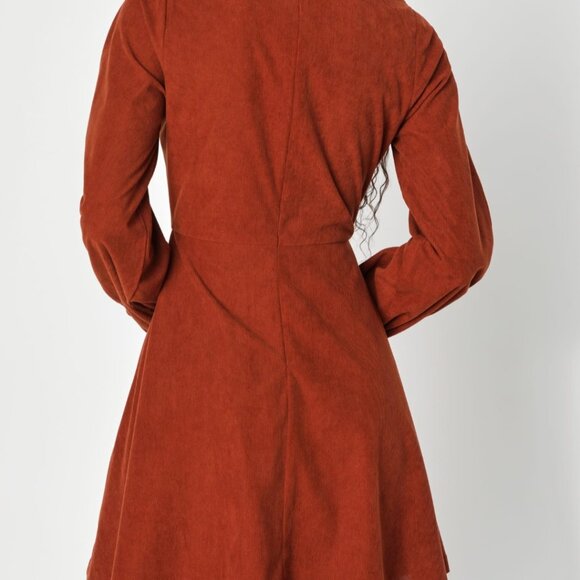 Rust Orange Dresa - Picture 4 of 5